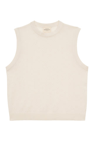 Navy Sleeveless Top