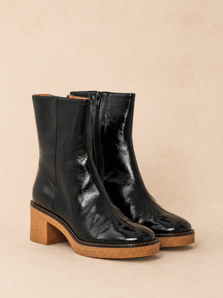 fw24 / bottine a talon - noir