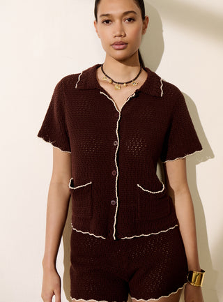Chemise en maille Mina
