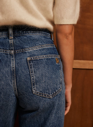 Jean wide Prune