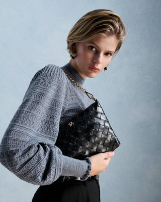 Violette small braided bag