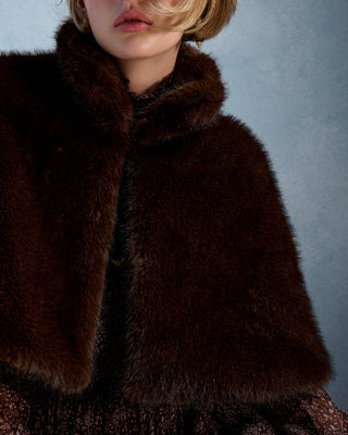 fw26 / Aline Cape - braun