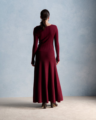 Herbst/Winter 2026 / Edna-Kleid - Ziegelrot