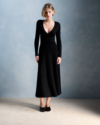 Herbst/Winter 2026 / Edna-Kleid – Schwarz