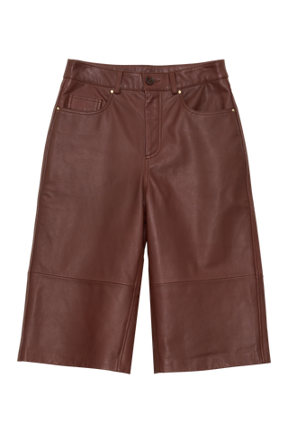 Bermuda en cuir Peter
