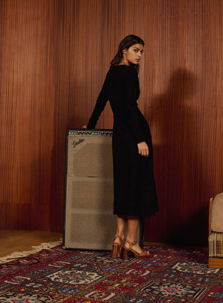 fw24 / robe jersey robbie - noir