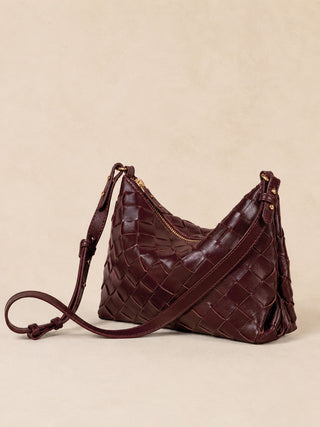 Sac Violette petit tressé